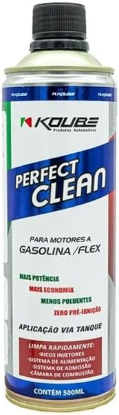 Aditivo Combustível Perfect Clean 500ml para Motores Etanol, Gasolina, Gnv e Flex Koube