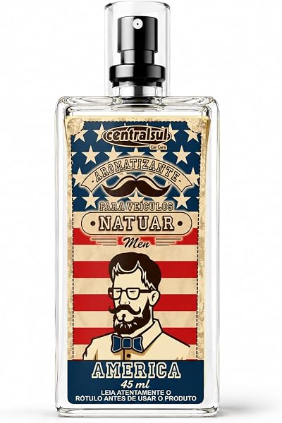 Aromatizante Automotivo Central Sul Natuar Men America 45ml