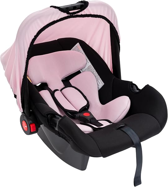 Bebê Conforto até 13kg Styll Baby Preto e Rosa