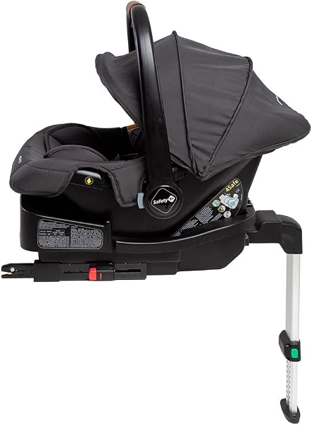 Bebê Conforto Safety 1st 4Safe com base Isofix, Black Graphite