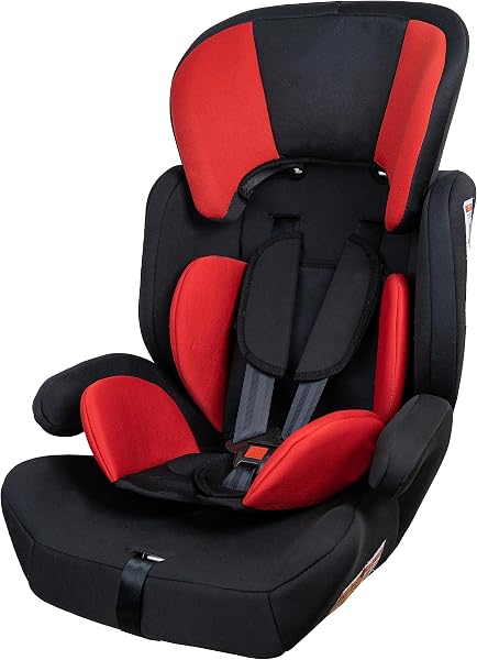 Cadeira Infantil para Carro 9 e 36kg Styll Baby Preto e Vermelho