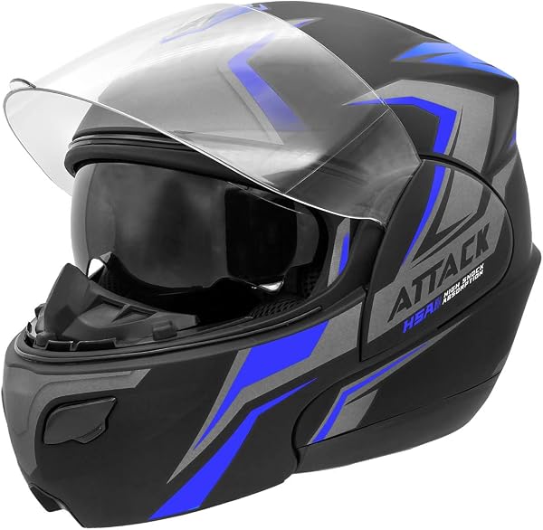 Capacete Escamoteável Pro Tork Attack HSA Azul Tam. 56