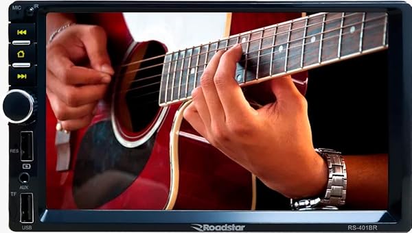Central Multimídia MP5 Roadstar 7 Polegadas Full Touch 1DIN RS401BR MI