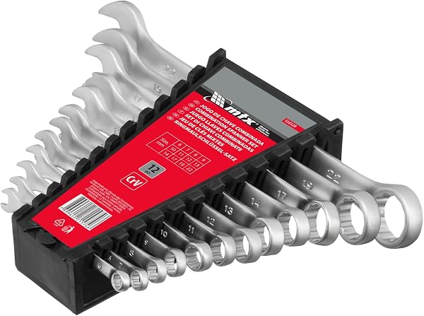 MTX Jogo de Chave Combinada Fosco 6 x 22 mm 12 Peças