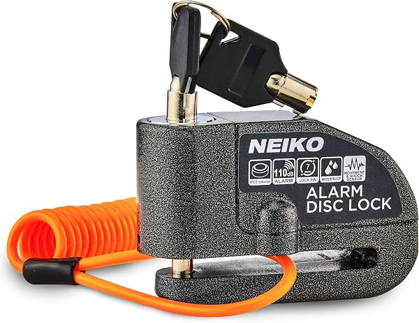 NEIKO 52908A Trava de Disco de Motocicleta com Alarme