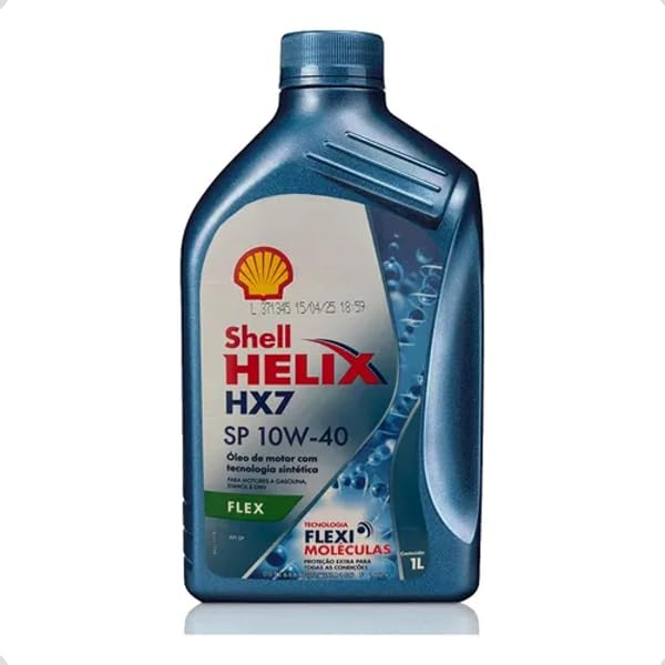 Óleo Lubrificante do Motor Shell Helix HX7 10W40 API SP Semissintético 1L