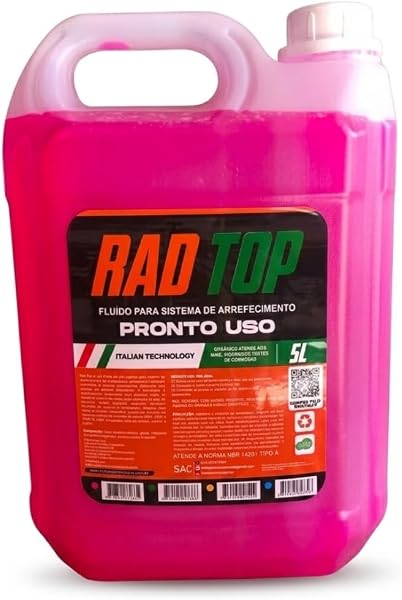 Radtop Aditivo para Radiador Rosa Pronto Uso 5L